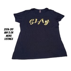 Slay Graphic Print Size Large Short Sleeve Tee Shirt T-shirt Vintage Crewneck